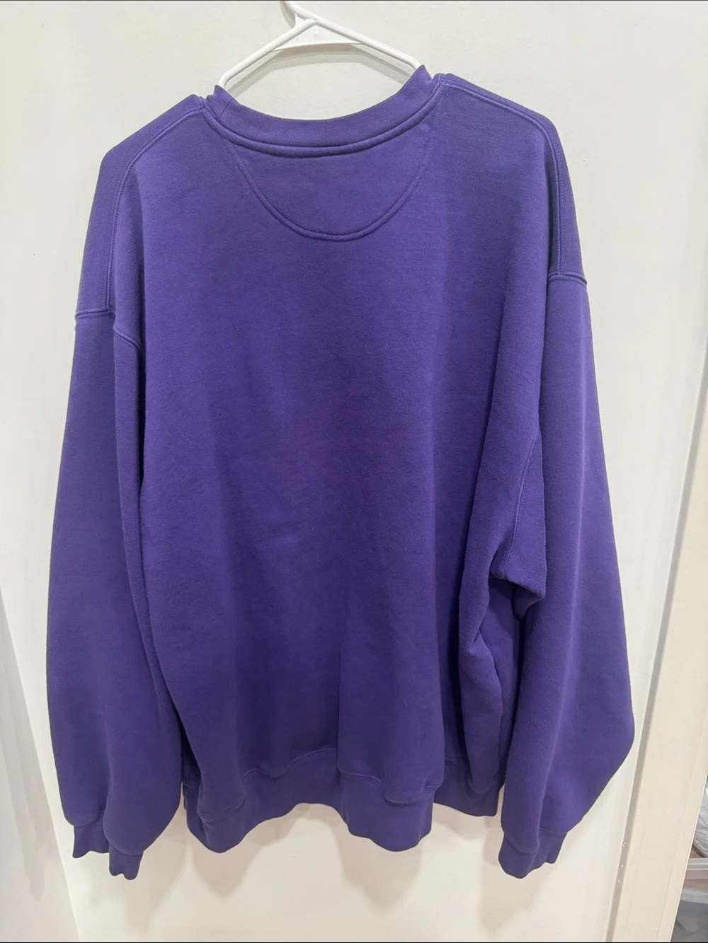 Nike Team Clemson Tigers Center Swoosh Sweatshirt Purple XXL